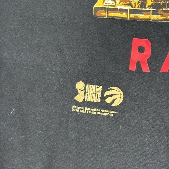 2019 Nike Toronto Raptors T Shirt Mens Medium Black Got Em NBA Champions Tee - Picture 2 of 3